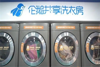 企鹅共享洗衣机 革新城市洗衣体验的智慧生活方案